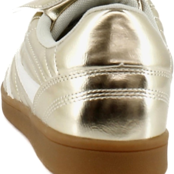NWT Steve Madden Gold Sneakers size 7.5 - Picture 4 of 7